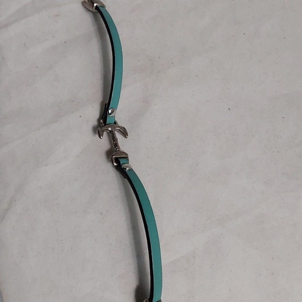 MAGNETIC LEATHER ANCHOR BRACELET - Picture 5 of 6